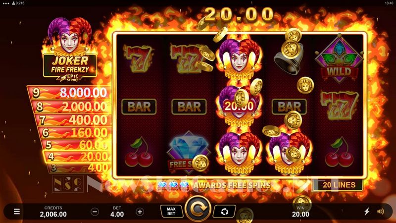 Fire Joker Slot Testimonial - 96% RTP, Wilds en Respins!